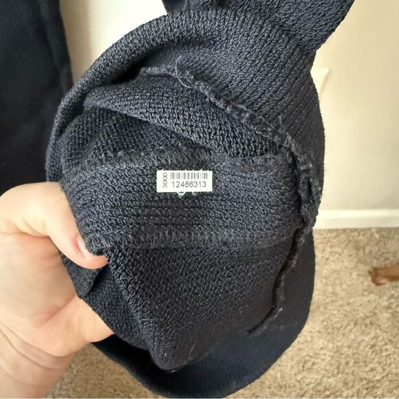 St. John Santana Knit Wool Pull On Wide Leg in Black - Picture 4 of 9